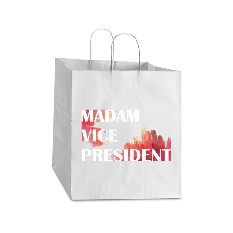 Madam Vice President Take Out Paper Bag - 14 X 10 X 15 1/2 | Artistshot