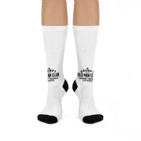 Grumpy Old Man Club Founder Member Complaining Crew Socks | Artistshot