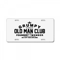 Grumpy Old Man Club Founder Member Complaining License Plate | Artistshot