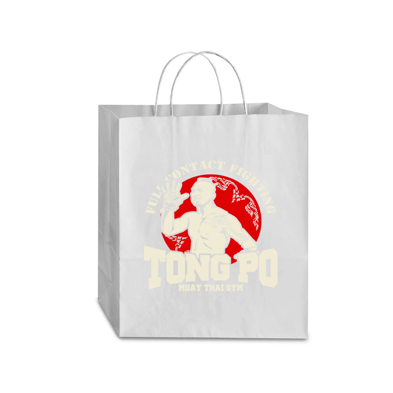 New Tong Po Muay Thai Fighter Villain Kickboxer Van Damme Movie Slim F Traveler Paper Bag -13 X 6 X 15 3/4 | Artistshot