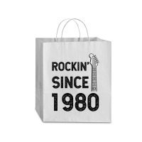 Gift For 40 Year Old: Classic Rock 1980 40th Birthday Traveler Paper Bag -13 X 6 X 15 3/4 | Artistshot