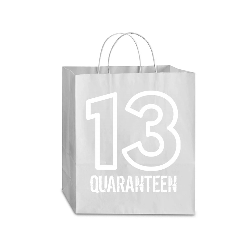 13 Quaranteen Traveler Paper Bag -13 X 6 X 15 3/4 | Artistshot