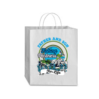 Father And Son Fishing Partners For Life Traveler Paper Bag -13 X 6 X 15 3/4 | Artistshot