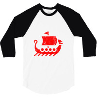 Viking Dragon Boat     Viking 3/4 Sleeve Shirt | Artistshot