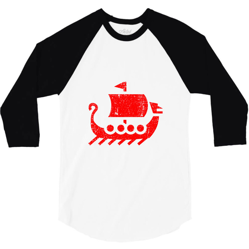 Viking Dragon Boat     Viking 3/4 Sleeve Shirt | Artistshot