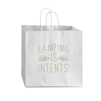 Camping Is Intents Vogue Paper Bag - 16 X 6 X 12 | Artistshot