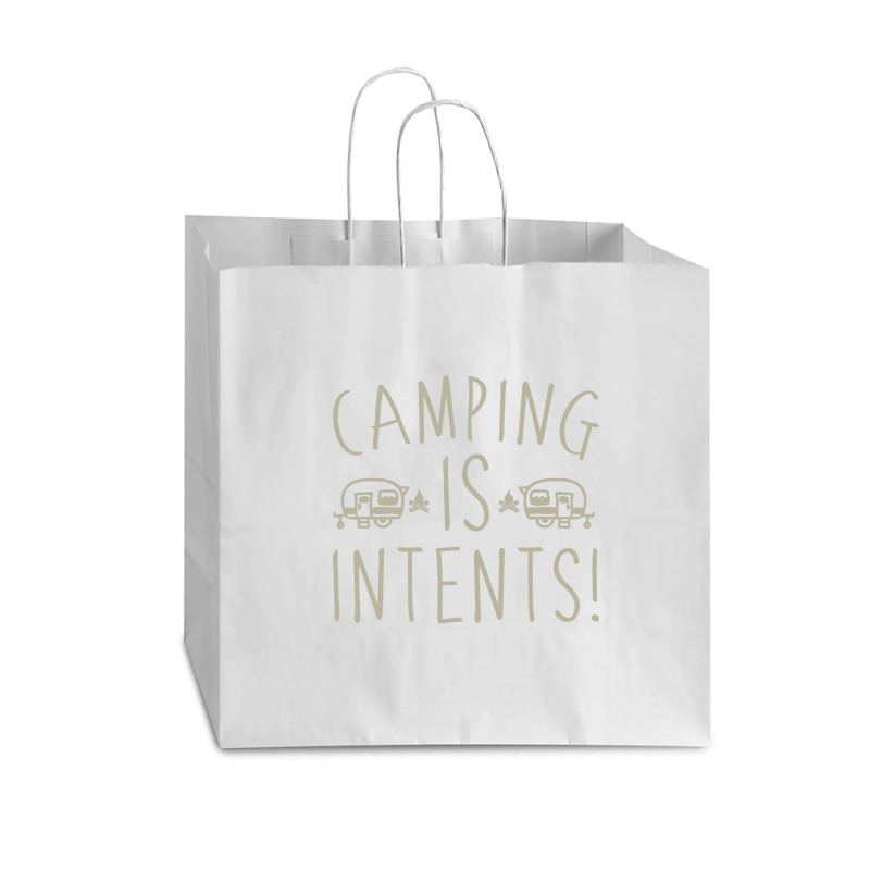 Camping Is Intents Vogue Paper Bag - 16 X 6 X 12 | Artistshot