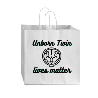 Unborn Twin Lives Matter Vogue Paper Bag - 16 X 6 X 12 | Artistshot