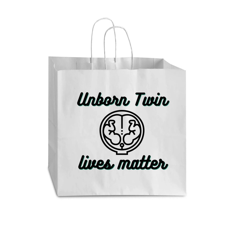 Unborn Twin Lives Matter Vogue Paper Bag - 16 X 6 X 12 | Artistshot