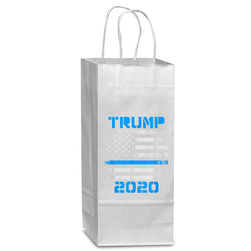 Trump 2020 Police Wine Paper Bag - 5 1/2 X 3 1/4 X 13 | Artistshot