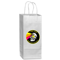 Skull Pop Art Wine Paper Bag - 5 1/2 X 3 1/4 X 13 | Artistshot