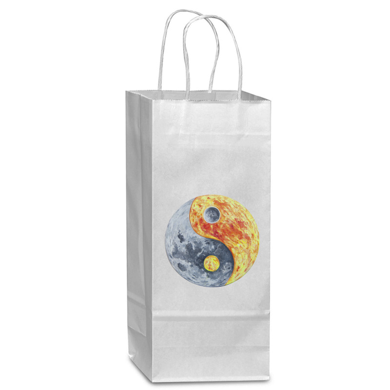 Sun Flower Wine Paper Bag - 5 1/2 X 3 1/4 X 13 | Artistshot