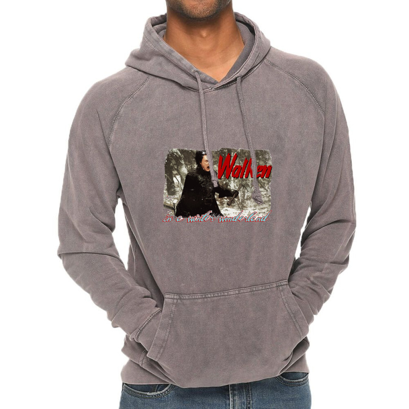 Walken In A Winter Wonder Land   Christopher Walken Vintage Hoodie | Artistshot