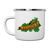 Kentucky Map St. Patrick's Day Camper Cup | Artistshot