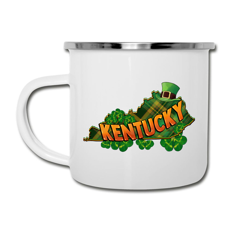 Kentucky Map St. Patrick's Day Camper Cup | Artistshot