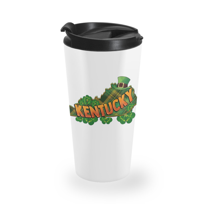 Kentucky Map St. Patrick's Day Travel Mug | Artistshot