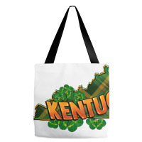 Kentucky Map St. Patrick's Day Tote Bags | Artistshot