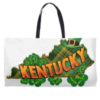 Kentucky Map St. Patrick's Day Weekender Totes | Artistshot