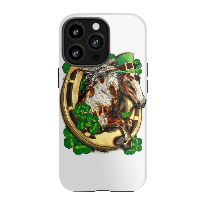 Horse With Horseshoe St Patricks Day Iphone 13 Pro Case | Artistshot