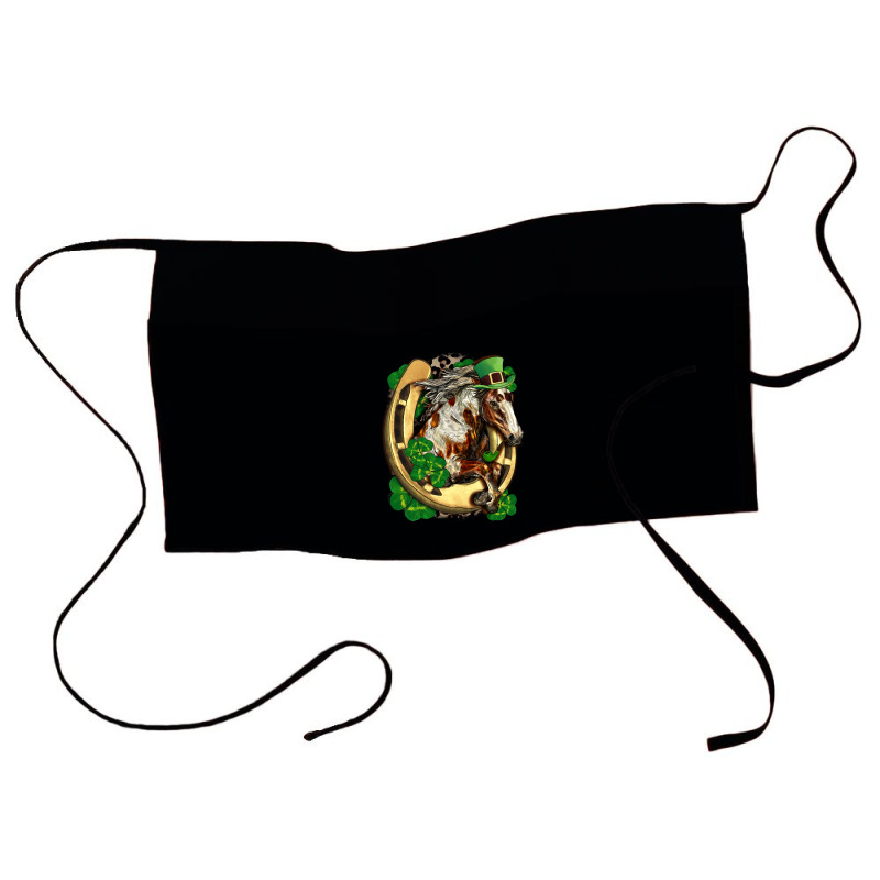 Horse With Horseshoe St Patricks Day Waist Apron | Artistshot