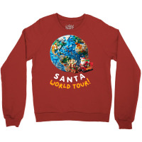 Santa World Tour Crewneck Sweatshirt | Artistshot