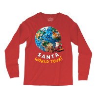 Santa World Tour Long Sleeve Shirts | Artistshot