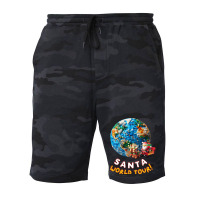 Santa World Tour Fleece Short | Artistshot