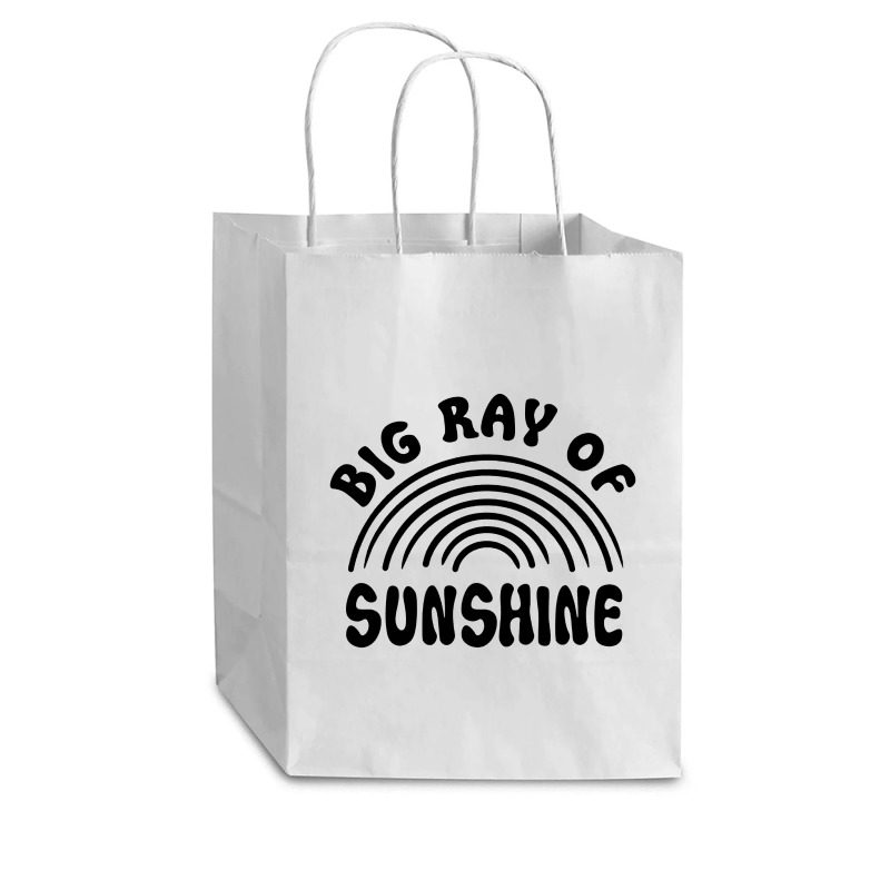 Big Ray Of Sunshine Cub Paper Bag - 8 x 4 1/2 x 10 1/4 by Nicole Tees | Artistshot