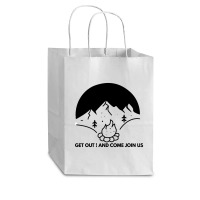 Come Join Us Cub Paper Bag - 8 X 4 1/2 X 10 1/4 | Artistshot