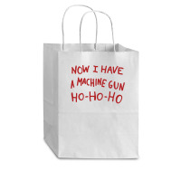 Now I Have A Machine Gun Ho Ho Ho Cub Paper Bag - 8 X 4 1/2 X 10 1/4 | Artistshot