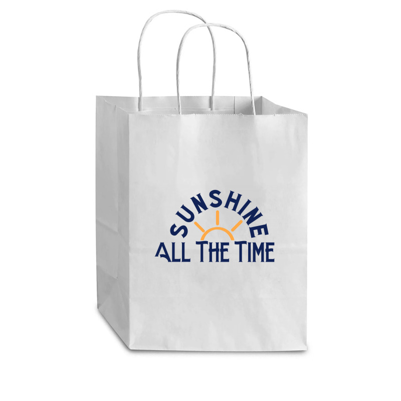 Sunshine All The Time Copy Cub Paper Bag - 8 X 4 1/2 X 10 1/4 | Artistshot