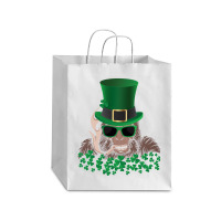 Sasquatch St. Patrick's Day Debie Paper Bag - 10 X 5 X 13 | Artistshot