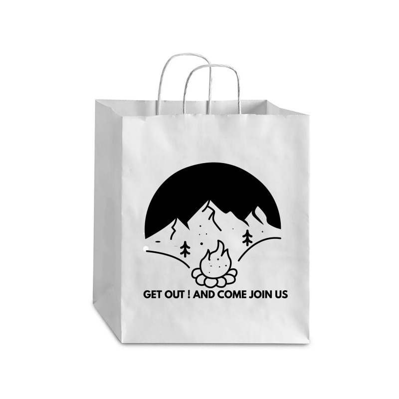 Come Join Us Debie Paper Bag - 10 X 5 X 13 | Artistshot