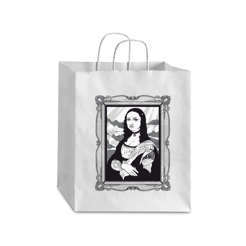 Gothic Mona Lisa Debie Paper Bag - 10 X 5 X 13 | Artistshot