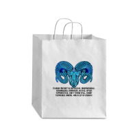 Zodiac Sign Of Aries Astrology Debie Paper Bag - 10 X 5 X 13 | Artistshot