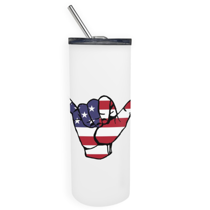 American Flag Skinny Tumbler | Artistshot