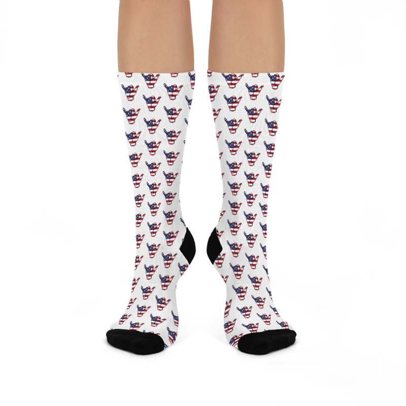 American Flag Crew Socks | Artistshot