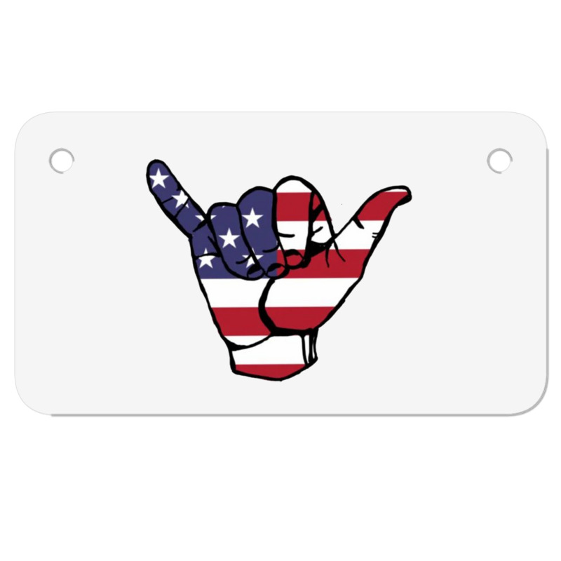 American Flag Motorcycle License Plate | Artistshot