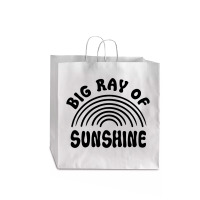 Big Ray Of Sunshine Jumbo Paper Bag - 18 X 7 X 18 3/4 | Artistshot