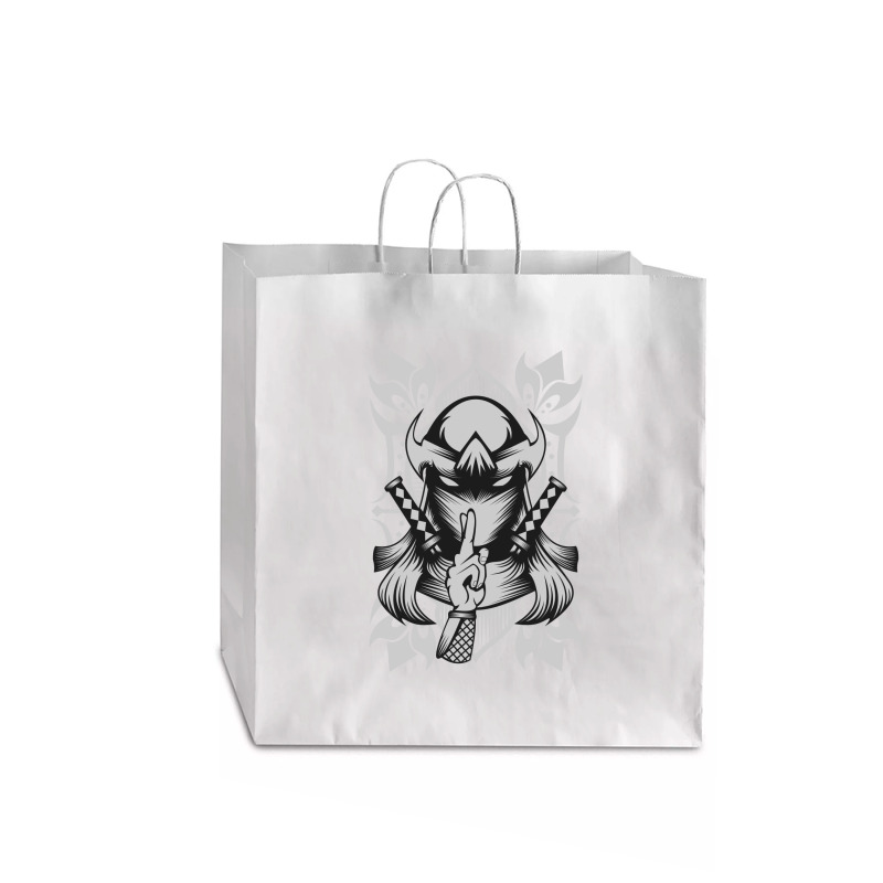 Ninja Female Jumbo Paper Bag - 18 X 7 X 18 3/4 | Artistshot