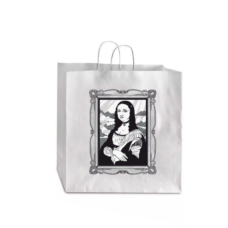 Gothic Mona Lisa Jumbo Paper Bag - 18 X 7 X 18 3/4 | Artistshot