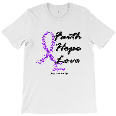 Awareness Faith Hope Love In This Fam T-shirt Designed By Joe Art