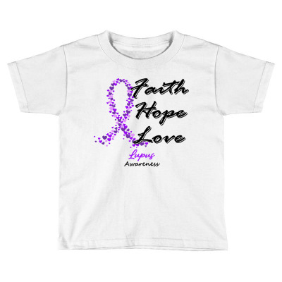 Awareness Faith Hope Love In This Fam Toddler T-shirt Designed By Joe Art