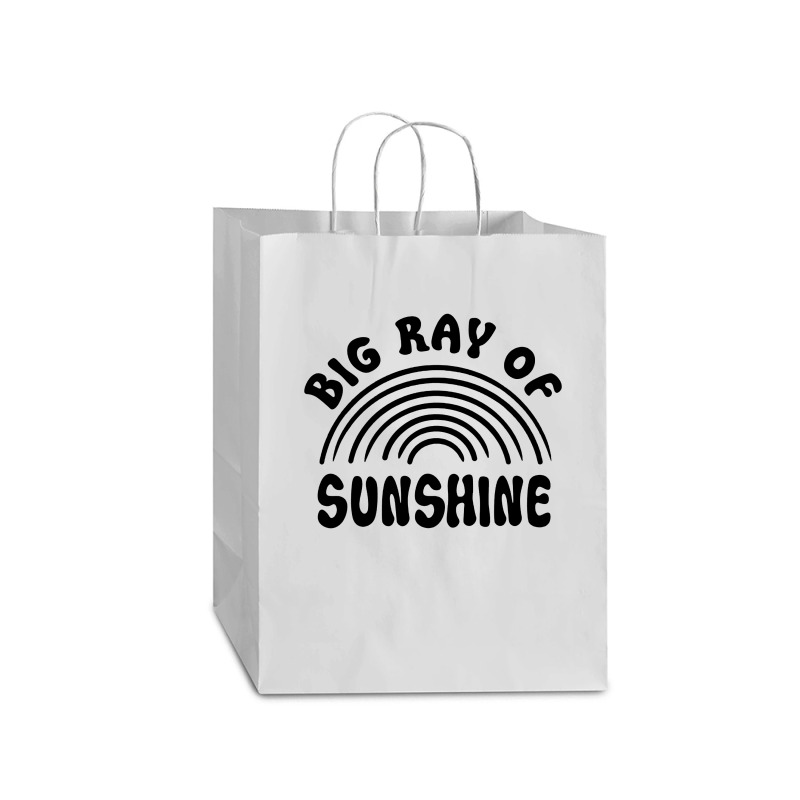 Big Ray Of Sunshine Mart Paper Bag -13 x 7 x 17 by Nicole Tees | Artistshot