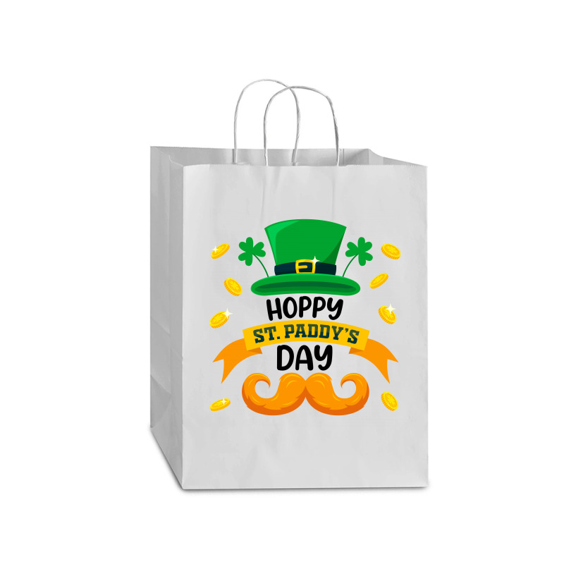 Hoppy St. Paddy's Day  Beard Cute St Patrick Day Mart Paper Bag -13 X 7 X 17 | Artistshot