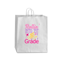 Rollin  Into 1st Grade Queen Paper Bag - 16 X 6 X 19 1/4 | Artistshot