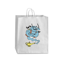 Alaaddin's Magic Lamp Blue Genie Queen Paper Bag - 16 X 6 X 19 1/4 | Artistshot