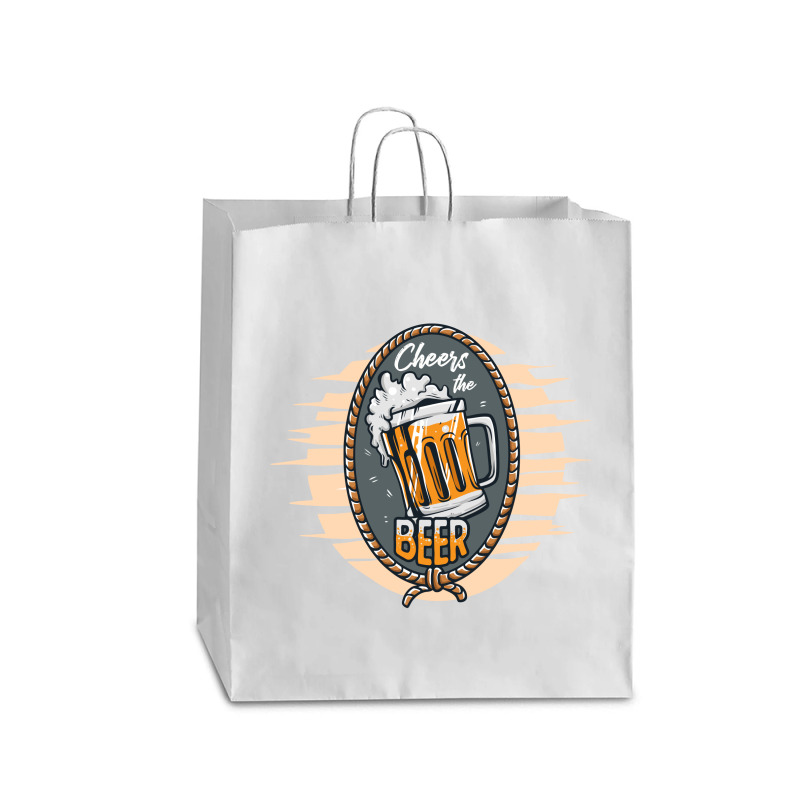 Beer Illustration Art Vintage Queen Paper Bag - 16 X 6 X 19 1/4 | Artistshot