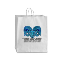 Zodiac Sign Of Aries Astrology Queen Paper Bag - 16 X 6 X 19 1/4 | Artistshot