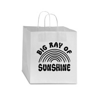 Big Ray Of Sunshine Star Paper Bag - 13 X 7 X 13 | Artistshot